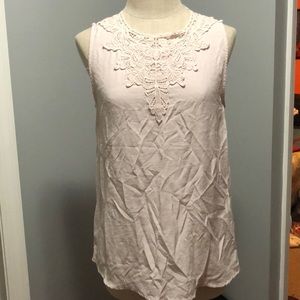 Alice blue Deaigned for Stitch Fix Crochet Tank